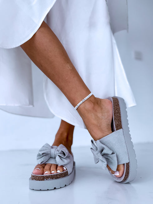 "BOUTIQUE" 3886 slippers - gray